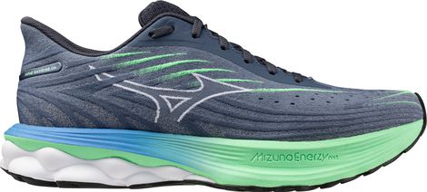 Mizuno Wave Skyrise 6 Laufschuhe Blau/Grün Herren