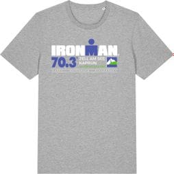 Camiseta gris de manga corta Ironman 70.3 Zell Am See para hombre