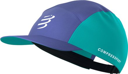 Gorra Compressport de 5 paneles azul