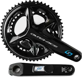Guarnitura Stages Cycling Stages Power LR Shimano Dura-Ace R9200 52-36T Nero