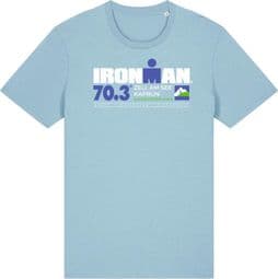 Ironman 70.3 Zell Am See Heren Hemelsblauw Korte Mouw T-Shirt