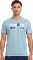 Ironman 70.3 Zell Am See Heren Hemelsblauw Korte Mouw T-Shirt