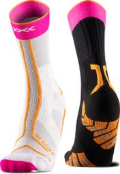 X-Socks Trail Terraskin Expert Crew Socks Nero/Bianco/Rosa