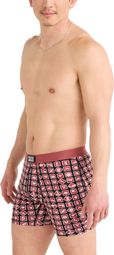 Boxer Saxx Ultra Super Soft Fly Sign Off Rojo/Negro Hombre