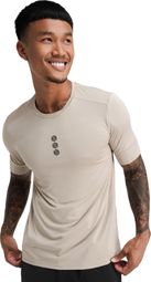 T-shirt cyclisme gravel homme Cedar Beige