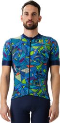 Maillot Manches Courtes Alé Over Bleu