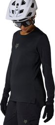 Fox Flexair Women's Black Long-Sleeve Jersey