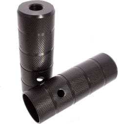 BMX PEGS ADULTE NOIR ACIER 14MM KHEBIKES