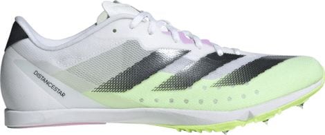 Chaussures d'Athlétisme Unisexe adidas Performance Distancestar Blanc Vert Rose