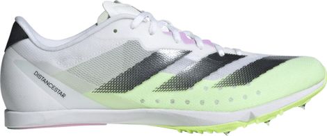 adidas Performance Distancestar Bianco Verde Rosa Scarpe da atletica unisex