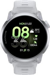 Coros Pace 4 GPS Watch, Aluminum, White Cloud Silicone