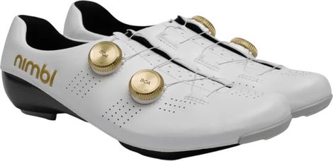 Nimbl Ultimate Exceed Road Shoes, White/Gold