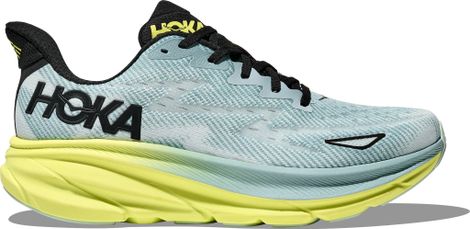 Chaussures Running Hoka Clifton 9 Bleu/Vert Homme