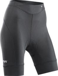 Kurze trägerlose Radhose Northwave Active Schwarz Women