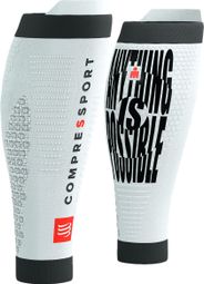 Compressport R2 3.0 IronMan Mouwen Wit/Zwart/Rood