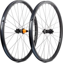 Paire de roues Progress GP:01 Nitro 29” Noir | Boost 15x110/12x148 mm | 6 Trous | Sram XD