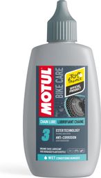 MOTUL Chain Lube Wet - Lubrifiant Haute Performance Route Conditions Humides 100ml