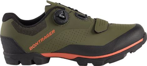 Zapatillas MTB Bontrager Foray gris oliva / naranja