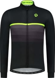 Maillot Manches Longues Velo Rogelli Hero ll - Homme - Jaune/Noir