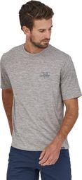 Camiseta Técnica Patagonia Cap Cool Daily Graphic Gris