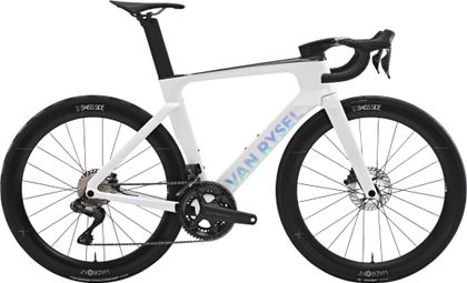 Bicicletta da strada Van Rysel RCR-F Pro Shimano Ultegra Di2 12V 700 mm Bianca