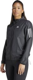 Chaqueta Cortaviento adidas Own The Run Negro, Mujer