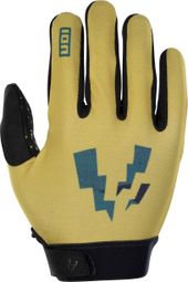 ION Scrub Yellow Youth MTB gloves