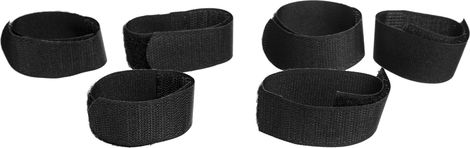 Miss Grape Velcro Internode Velcro Clips (6 stuks) voor Miss Grape Internode Frame Bag Zwart