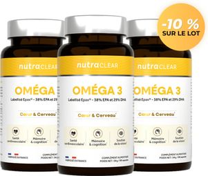 Oméga 3 Epax® - Cure 3 Mois - Nutraclear - Oméga 3