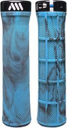 All Mountain Style AMS Berm Grips Blue Camo