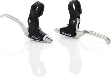 Coppia di leve freno XLC BL-V04 V-Brake Black Silver