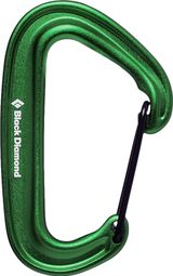 Mosquetón Black Diamond Miniwire Verde
