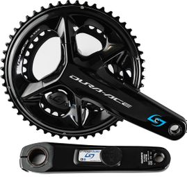 Pédalier Capteur de Puissance Stages Cycling Stages Power LR Shimano Dura-Ace R9200 54-40T Noir