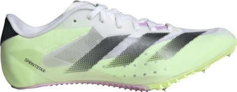 adidas Performance Sprintstar Blanco Verde Rosa Zapatillas de atletismo unisex