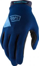 100% Ridecamp Navy / Blue Long Gloves