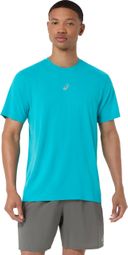Men's Asics Road Seamless Blue Running T-Shirt