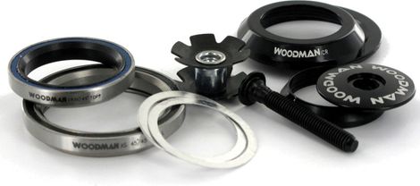 WOODMAN Headset AXIS D - ICR XS SPG Integrated Tapered 1''1/8-1.5'' Black