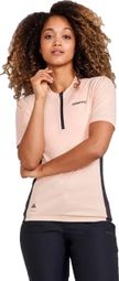 Damestrui Craft Core Offroad Beige Zwart met korte mouwen