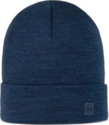 Unisex Buff Merino Heavyweight Beanie Navy Blue