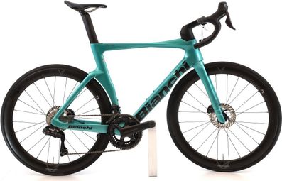 Produit reconditionné · Bianchi Oltre Comp Di2 12V · Vert / Vélo de route | Très bon état