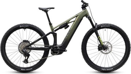 Cube Stereo Hybrid One44 HPC TM 800 Sram AXS 12V 800 Wh Bosch 120 Nm 29'' Groen Reed 2027 elektrische full-suspension mountainbike