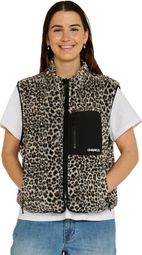 Wendeweste DHaRCO Sherpa Leopard für Damen