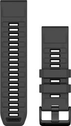 Bracelet de Montre Garmin QuickFit 26 mm Silicone Gris Graphite Noir