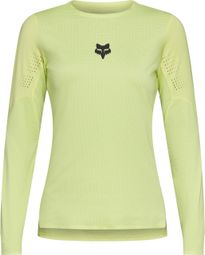 Maillot Manches Longues Fox Flexair Vert Femme