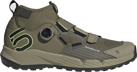 MTB-Schuhe adidas Five Ten Trailcross Pro Clip-In Grün/Schwarz