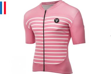 Maillot mangas cortas LeBram Ventoux Salmón