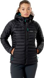 Rab Microlight Alpine Daunenjacke Schwarz Damen