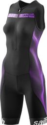 Sailfish Womens Trisuit Comp Black Violet