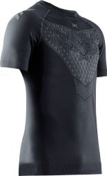 X-Bionic Twyce Run Jersey met korte mouwen Zwart/Donkergrijs Heren