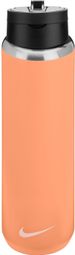 Nike SS Recharge Straw 700 ml Pink insulated water bottle